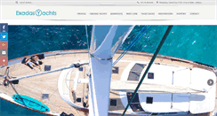 Desktop Screenshot of exadasyachts.com